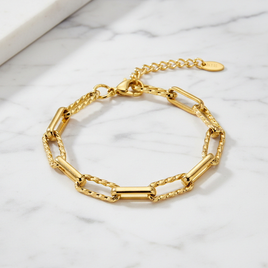 Paperclip Twist Bracelet