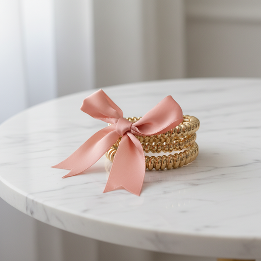 Gold Tone Stretch Bracelets