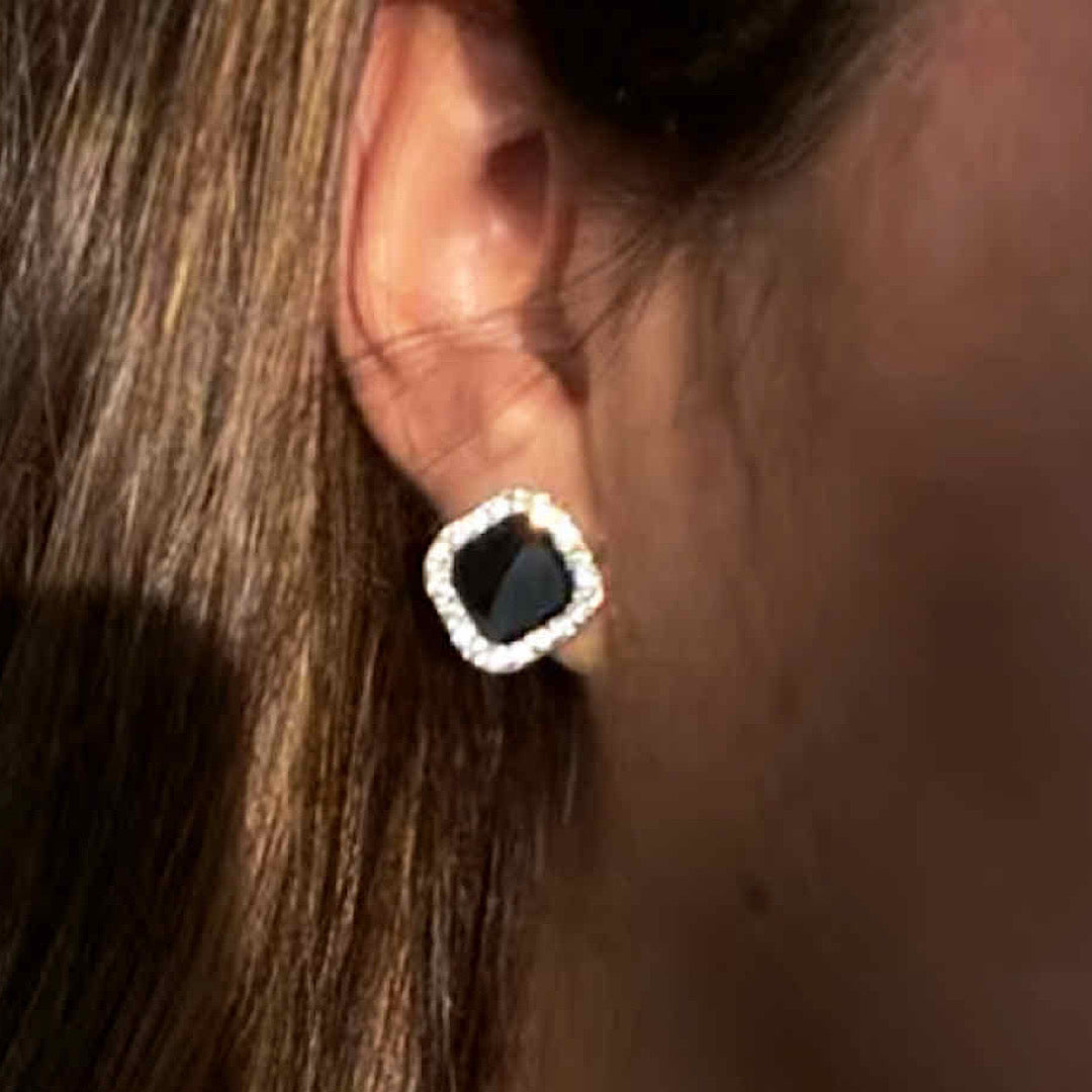 Black Onyx Earrings
