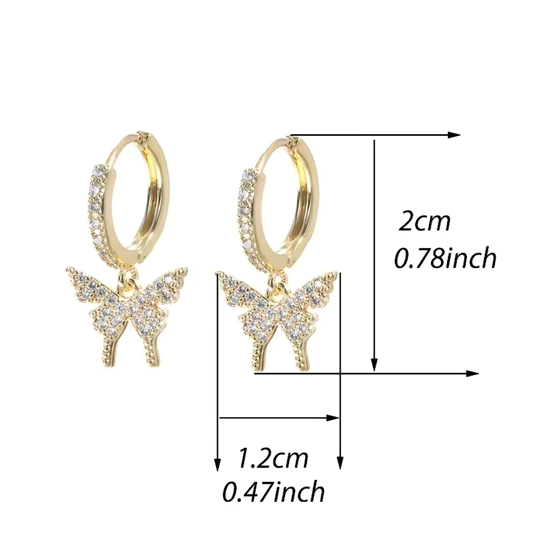 The Riya Butterfly Earrings