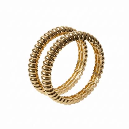 Gold Tone Stretch Bracelets