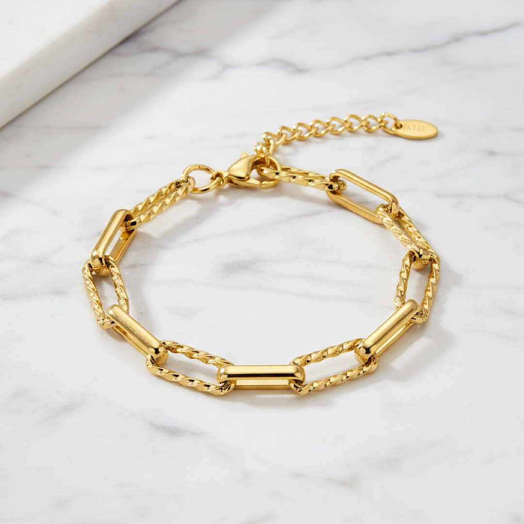 Paperclip Twist Bracelet