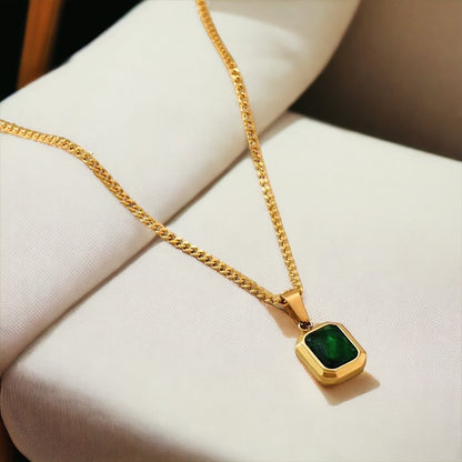 Vintage Emerald Necklace