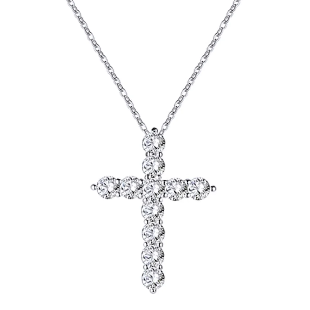 Cross Necklace Sterling Silver