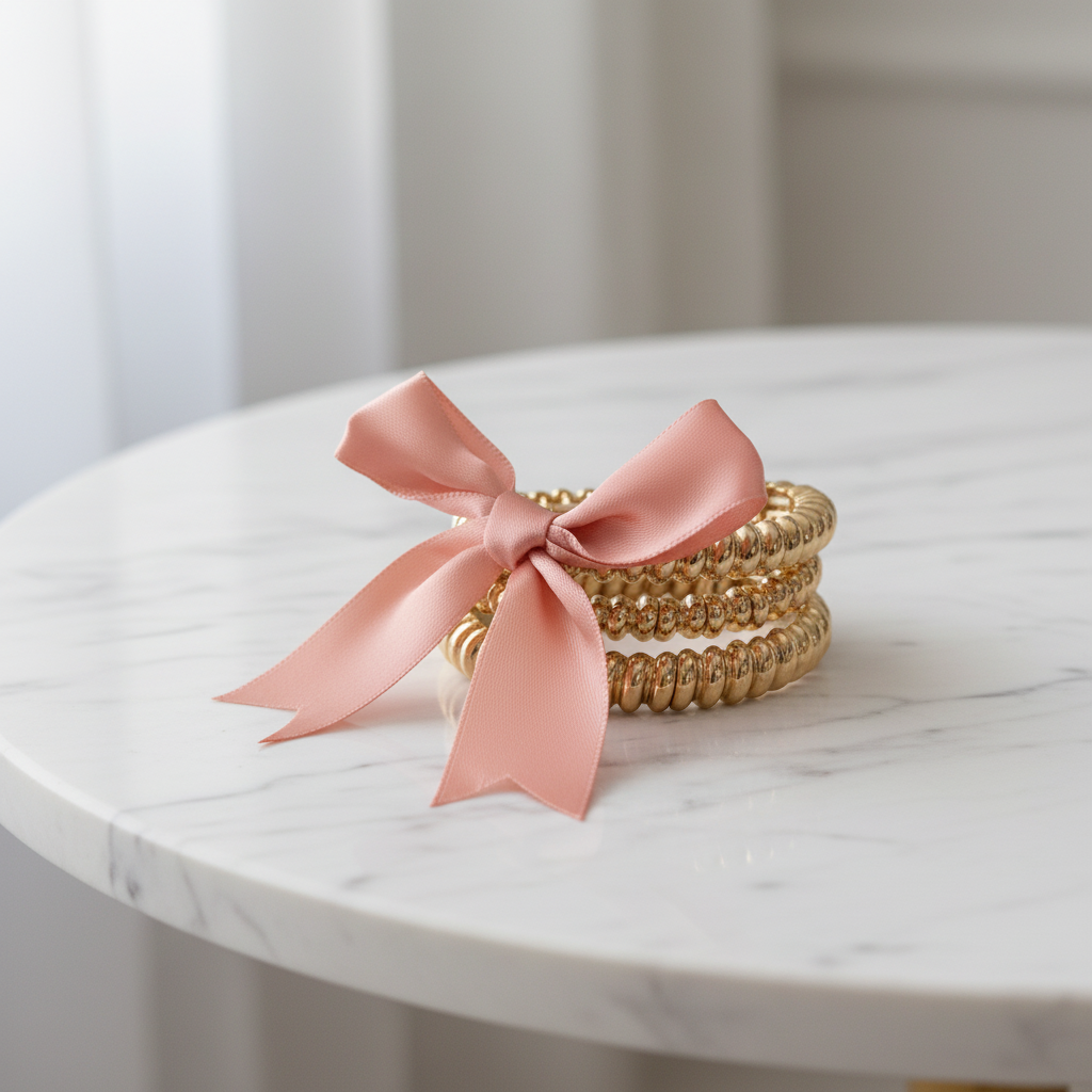 Gold Tone Stretch Bracelets