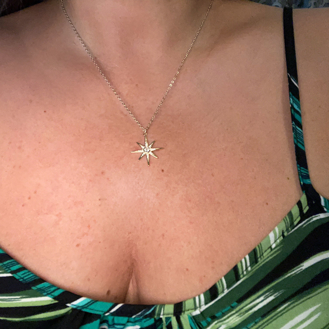 Gold Star Necklace