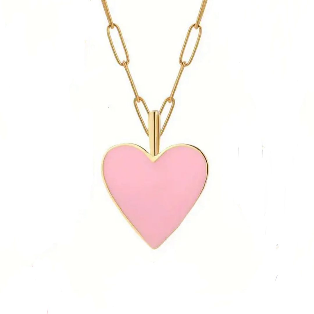 Paperclip Heart Necklace