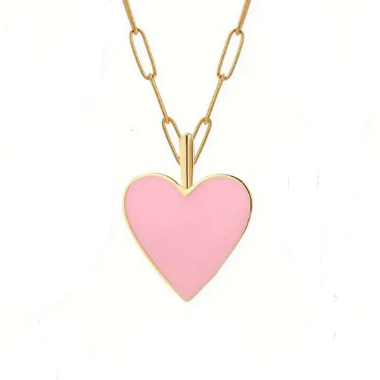 Paperclip Heart Necklace