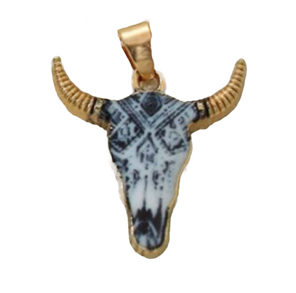 Blue Bull Necklace