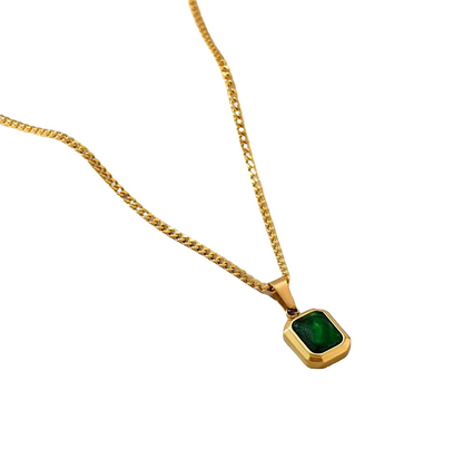 Vintage Emerald Necklace