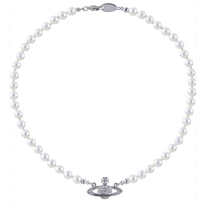 Saturn Pearl Necklace