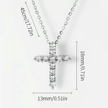 Cross Necklace Sterling Silver